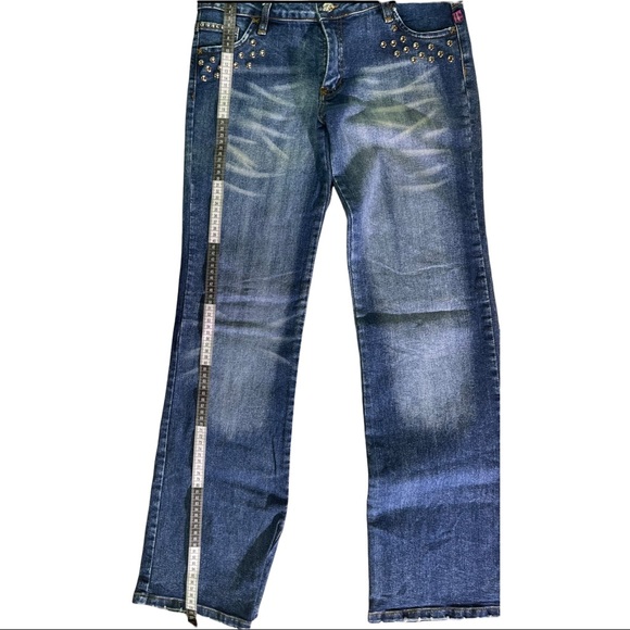 Retro embellished distressed Jeans size XL - Picture 5 of 7